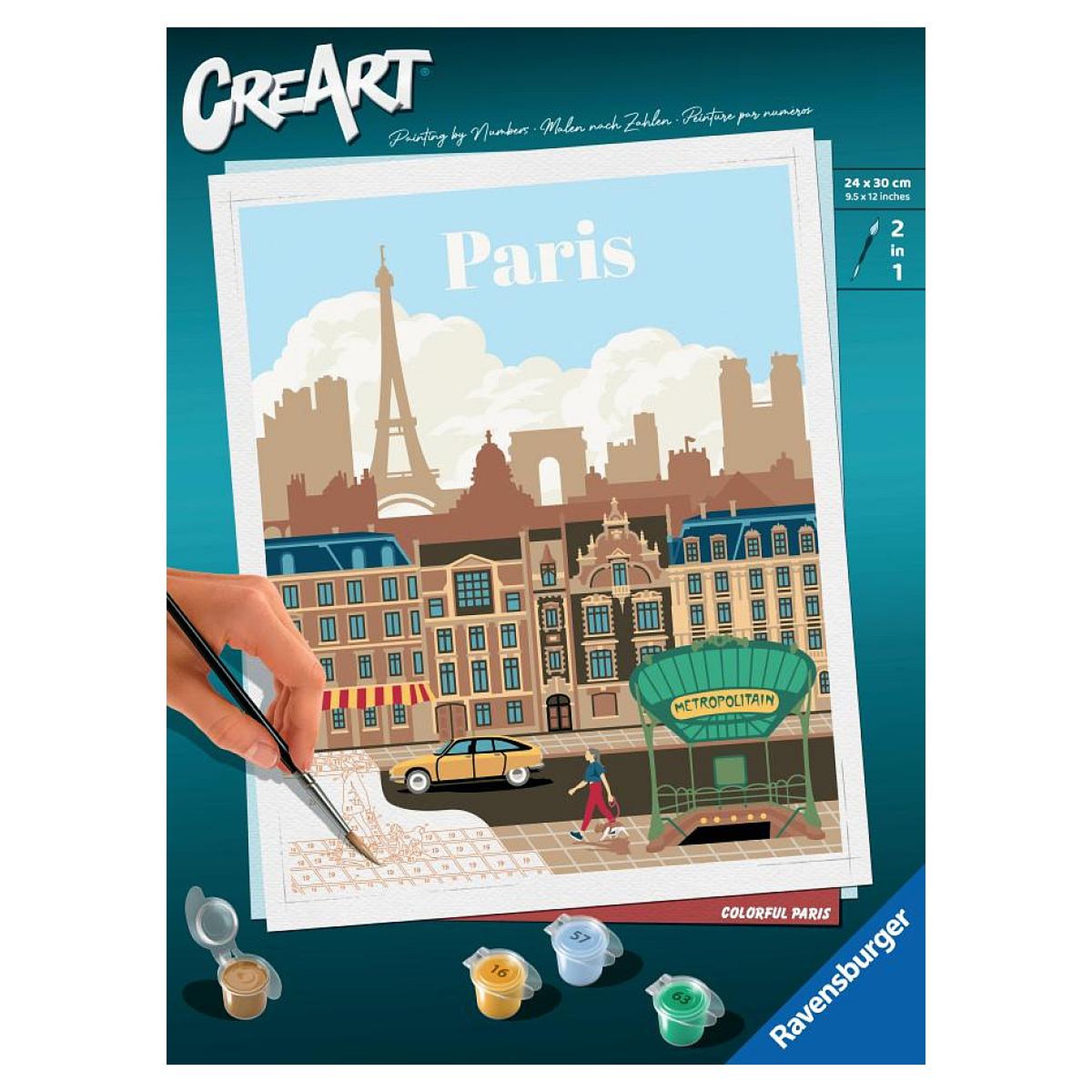 RAVENSBURGER - CreArt - 24x30 cm paris