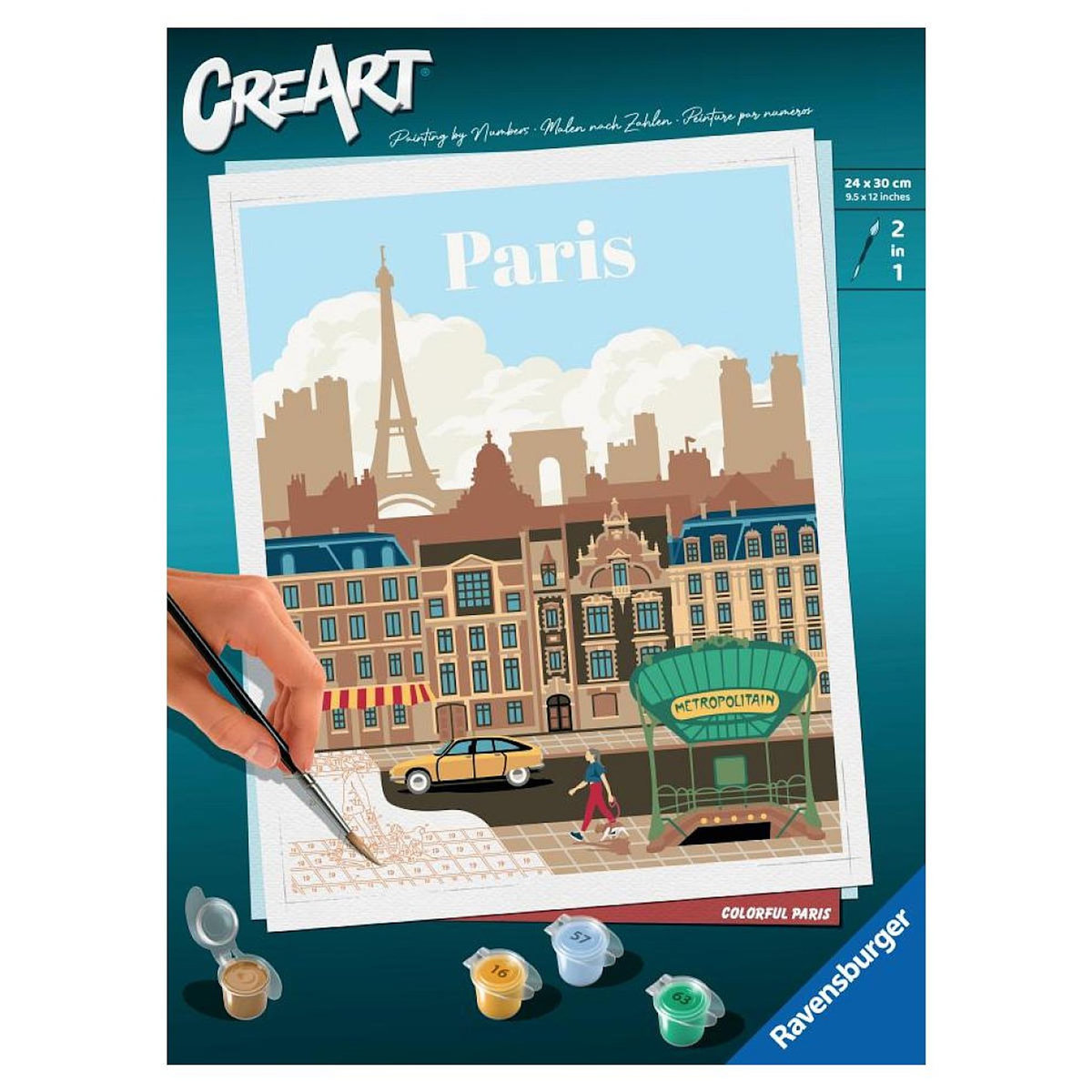 RAVENSBURGER - CreArt - 24x30 cm paris