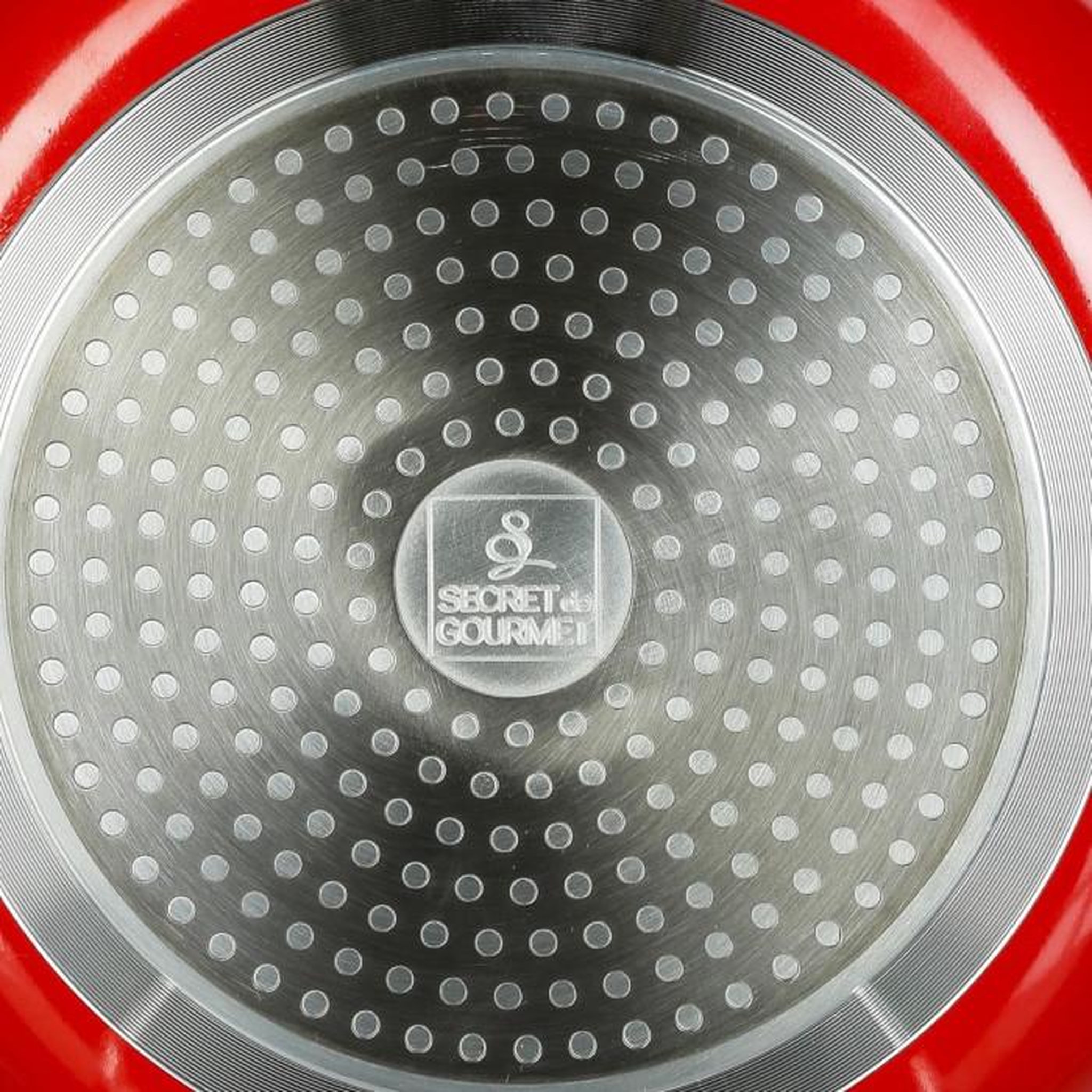 Voir la diapositive 3 : FIVE Poêle en Aluminium  Essentielle  24cm Rouge