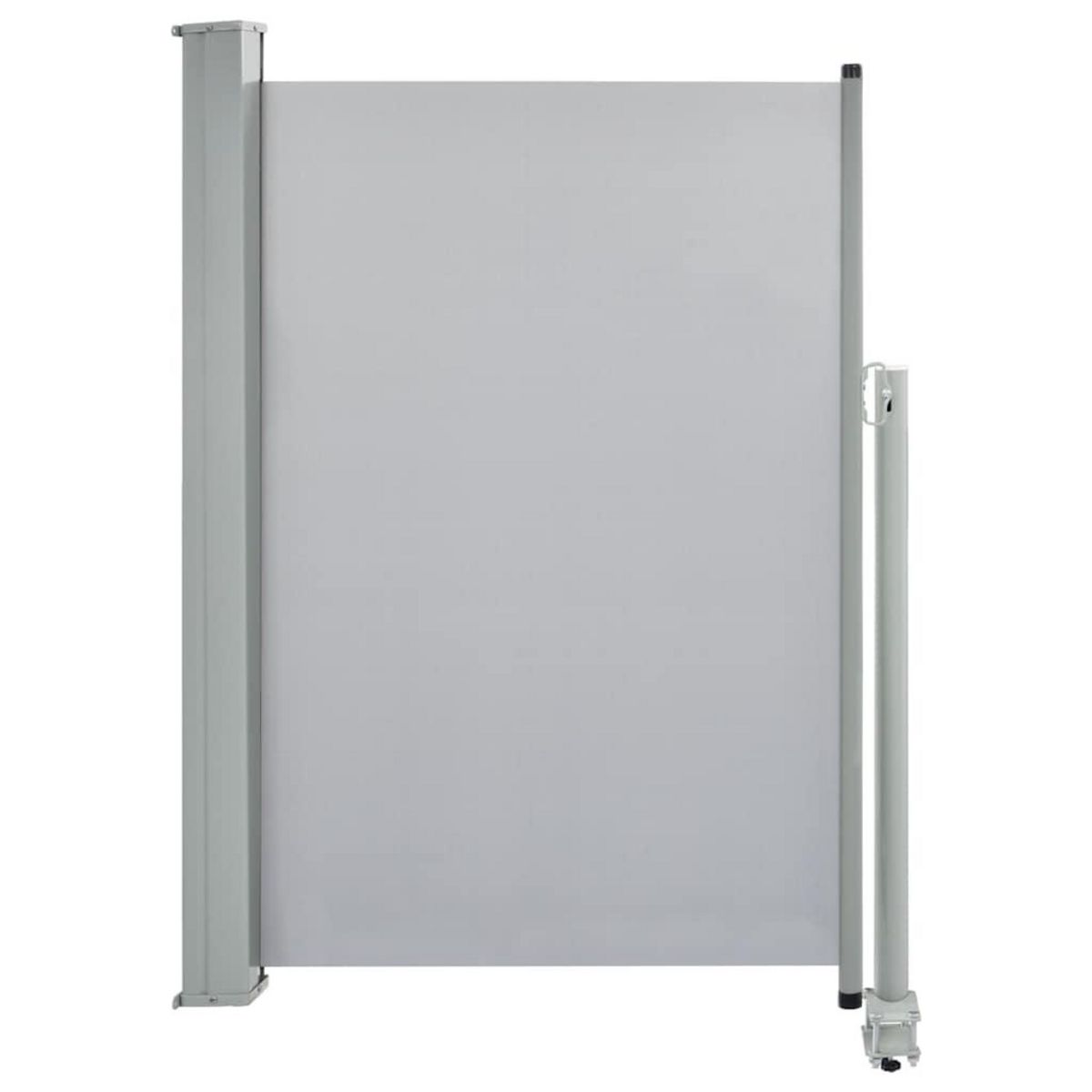VIDAXL Auvent lateral retractable de patio 120 x 300 cm Gris