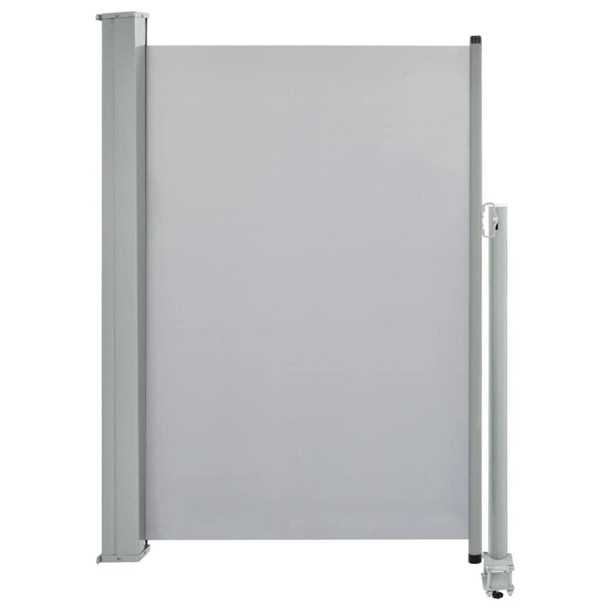 VIDAXL Auvent lateral retractable de patio 120 x 300 cm Gris