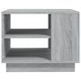 Voir la diapositive 5 : VIDAXL Table basse sonoma gris 55x55x43 cm bois d ingénierie