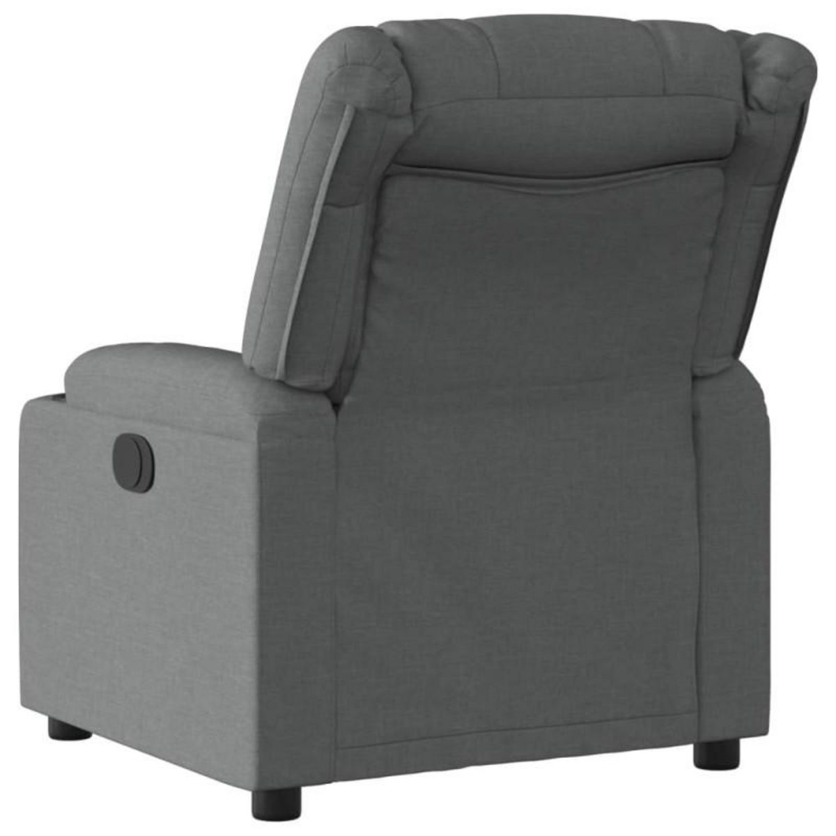 VIDAXL Fauteuil inclinable Gris foncé Tissu