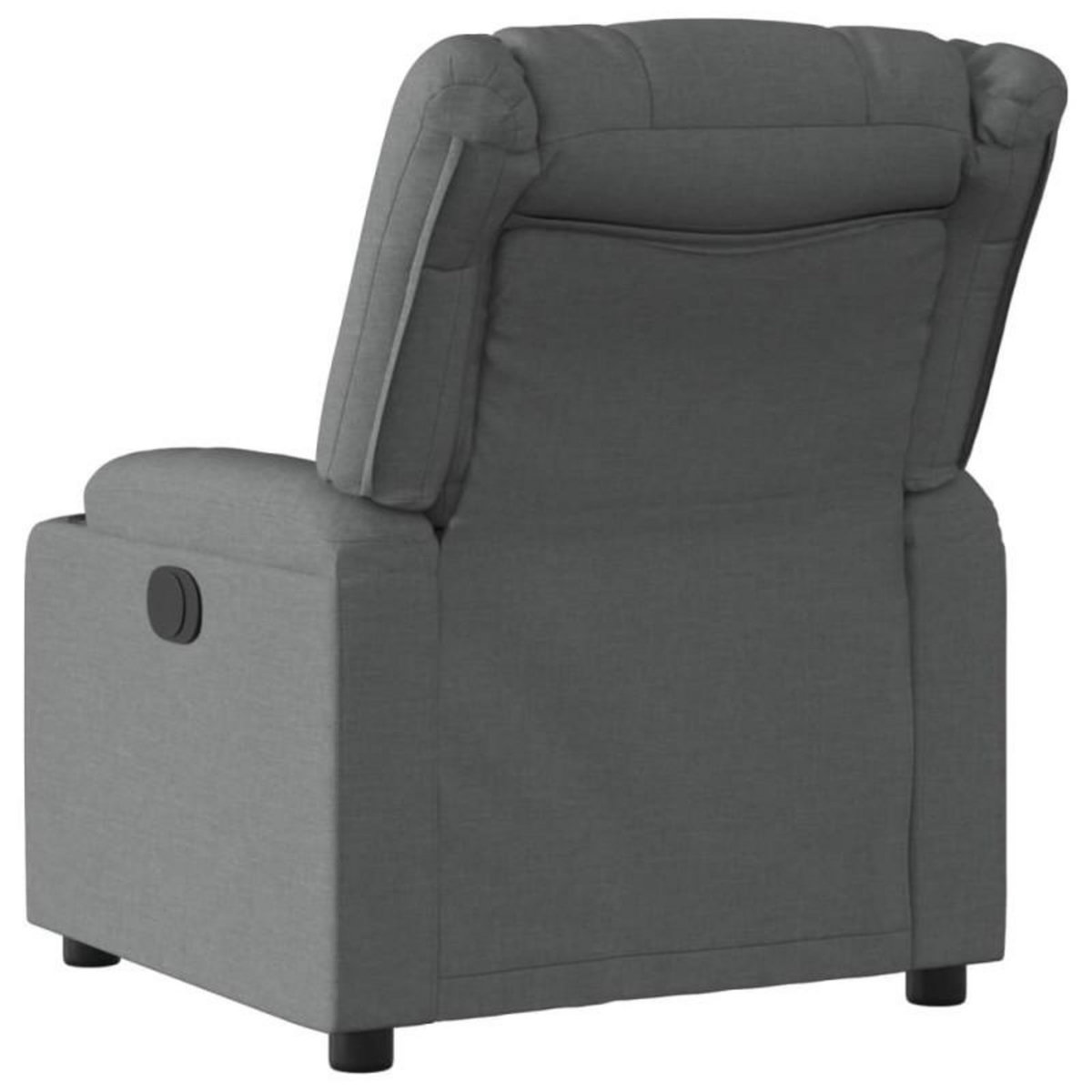 VIDAXL Fauteuil inclinable Gris foncé Tissu
