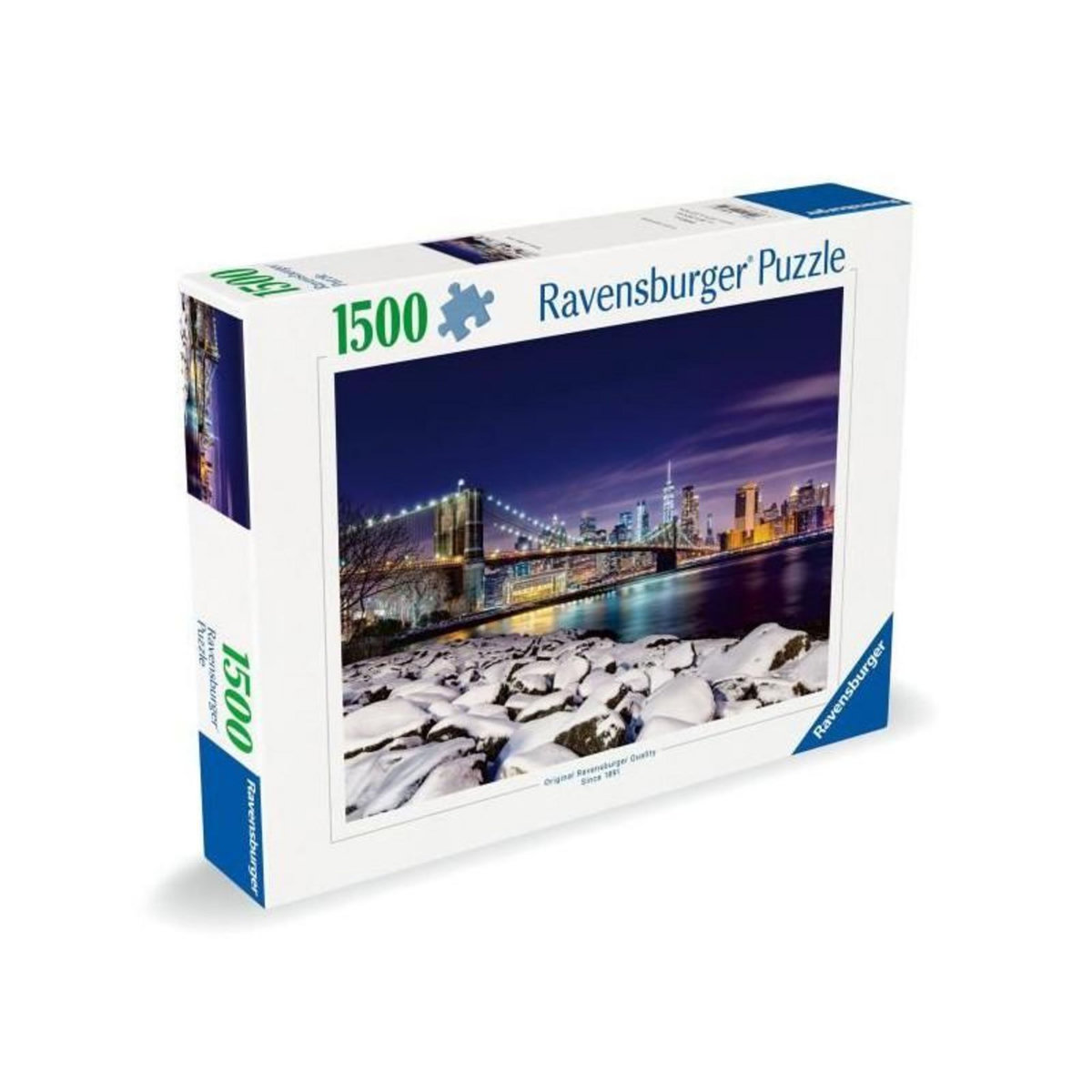 RAVENSBURGER Ravensburger-Puzzle 1500 pieces-New York en hiver-Adultes & enfants des 14 ans-Puzzle de qualité supérieure 80x60cm-12000734