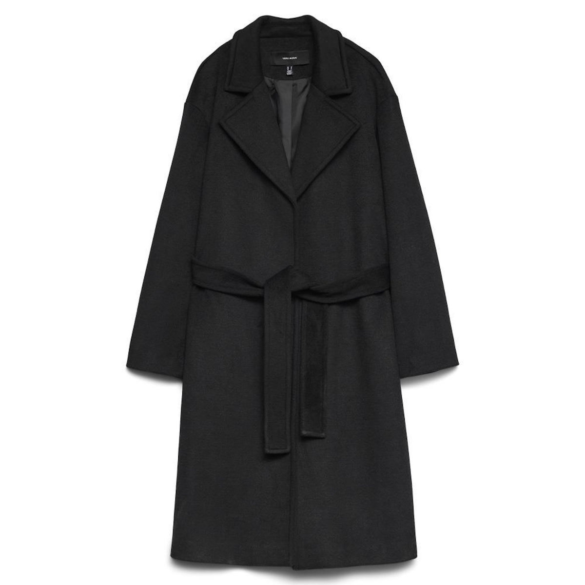 Vero Moda Manteau Long Noir Femme Vero Moda Vmamanda Belt