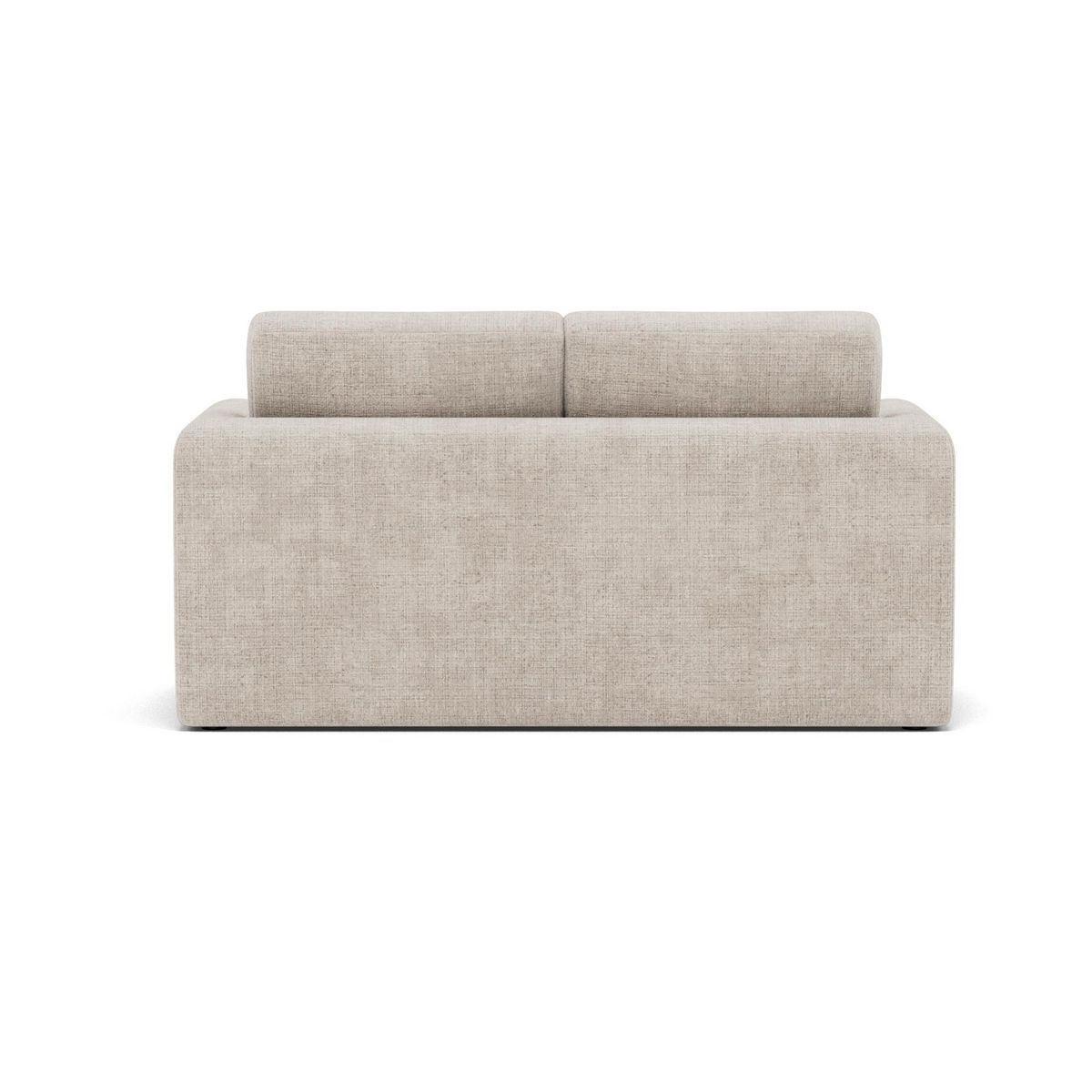 BEST MOBILIER Marilia - canapé 2 places convertible déplimousse en velours texturé