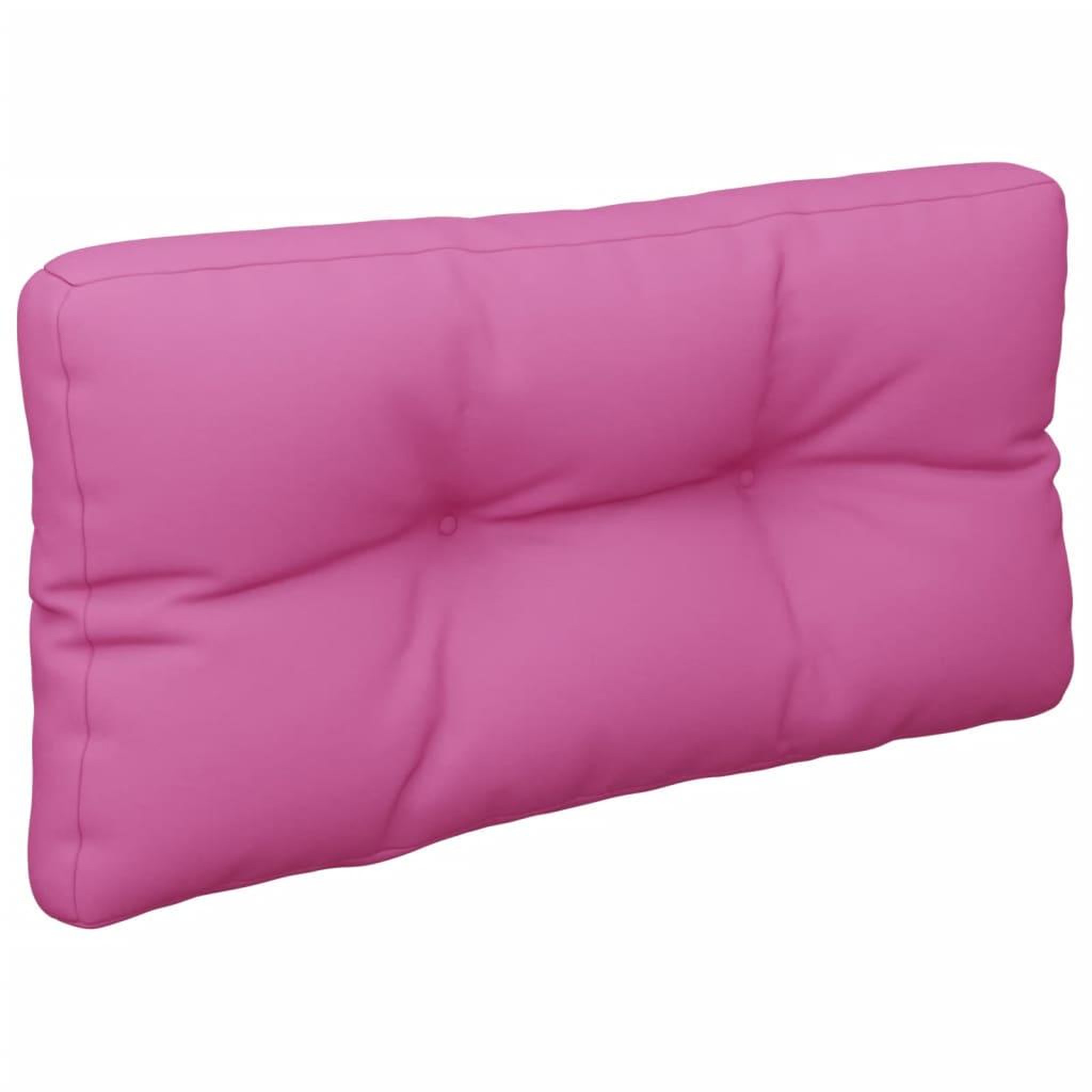 Voir la diapositive 4 : VIDAXL Coussins de palette lot de 2 rose tissu