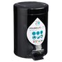 Voir la diapositive 4 : FIVE Poubelle de Salle de Bain  Métal  3L Noir