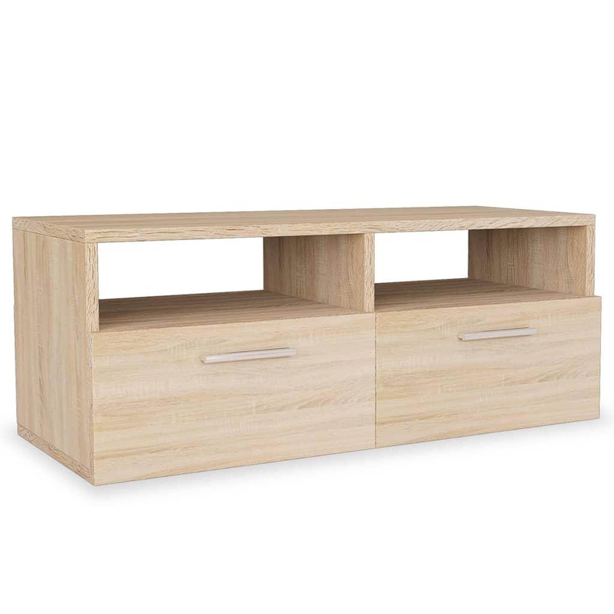 Voir la diapositive 3 : VIDAXL Meubles TV 2 pcs Bois d'ingenierie 95x35x36 cm Chene