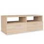 Voir la diapositive 3 : VIDAXL Meubles TV 2 pcs Bois d'ingenierie 95x35x36 cm Chene