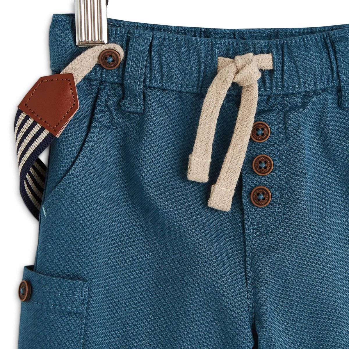 IN EXTENSO Bermuda avec bretelles bébé garçon