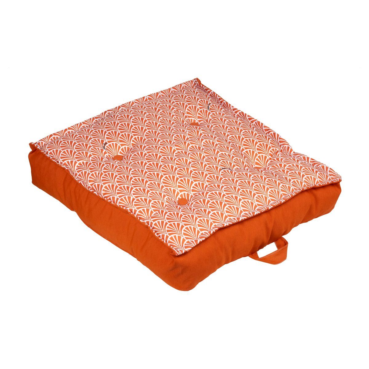 Jardin Privé Coussin de sol de jardin tatami 660x660 paprika NORVEGE