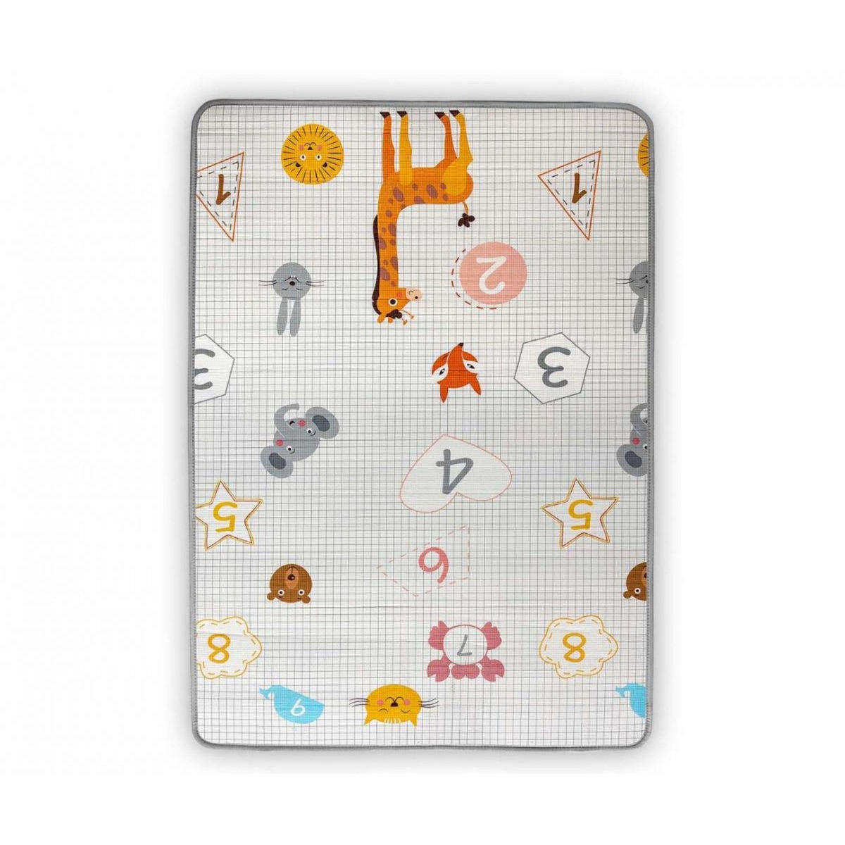 MILLY MALLY Tapis de jeu en mousse Kinder - Chiffres et Éléphants