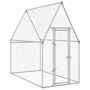 Voir la diapositive 2 : VIDAXL Cage pour poules argente 200x100x190 cm acier galvanise