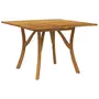 VIDAXL Table de jardin 110x110x75 cm Bois d'acacia solide