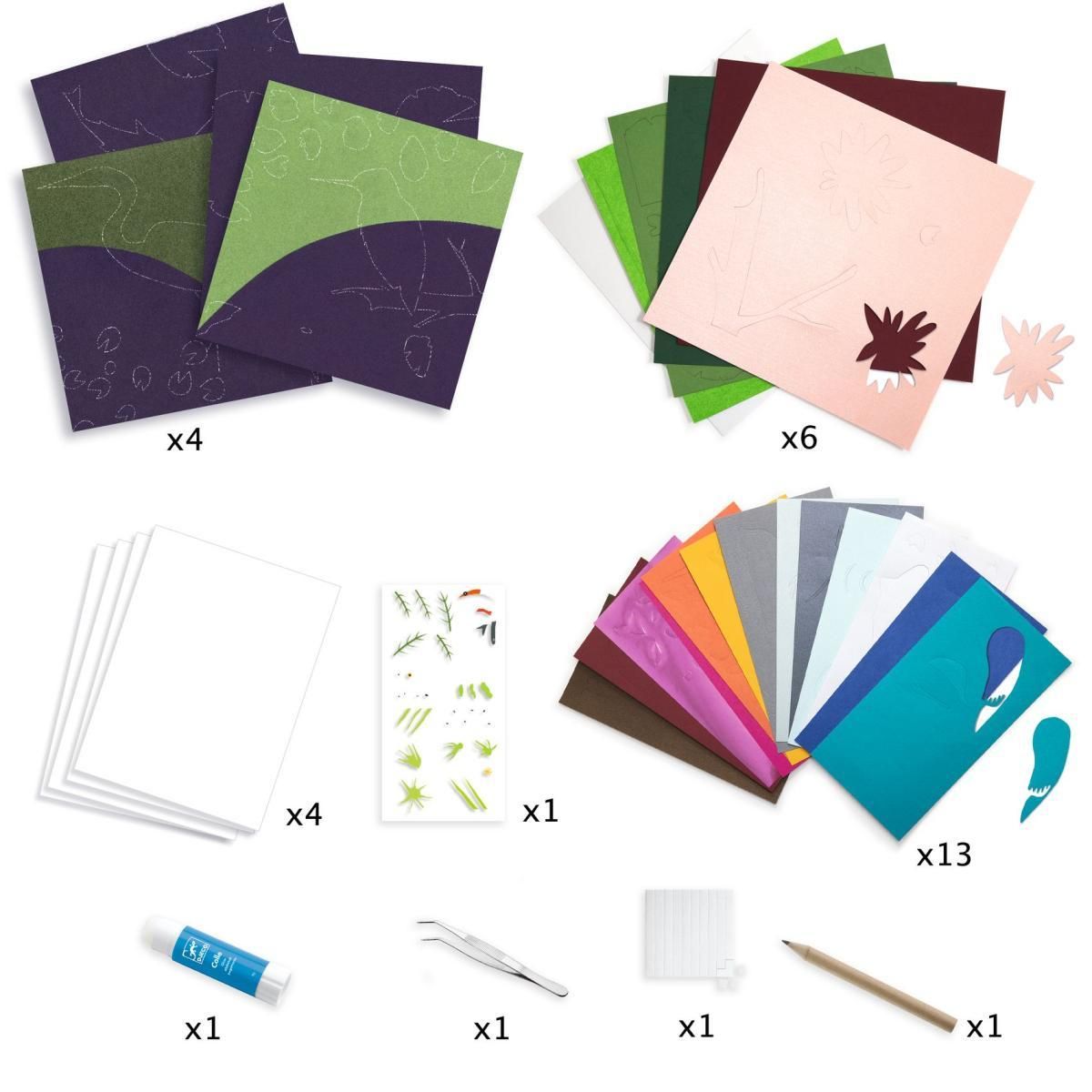 Djeco Tableau 3D - Au bord de l'eau