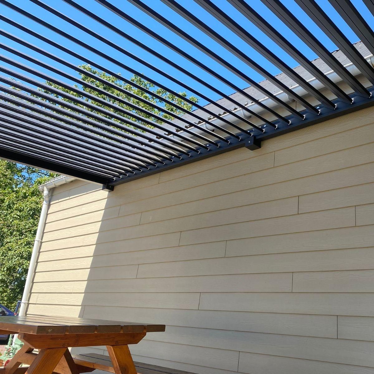 OMBREA Pergola Bioclimatique OMBREA® 3X5,3 - Anthracite  300x530x250cm