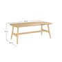 Voir la diapositive 4 : Rendez vous déco Table basse 120 cm en bois clair - Suly