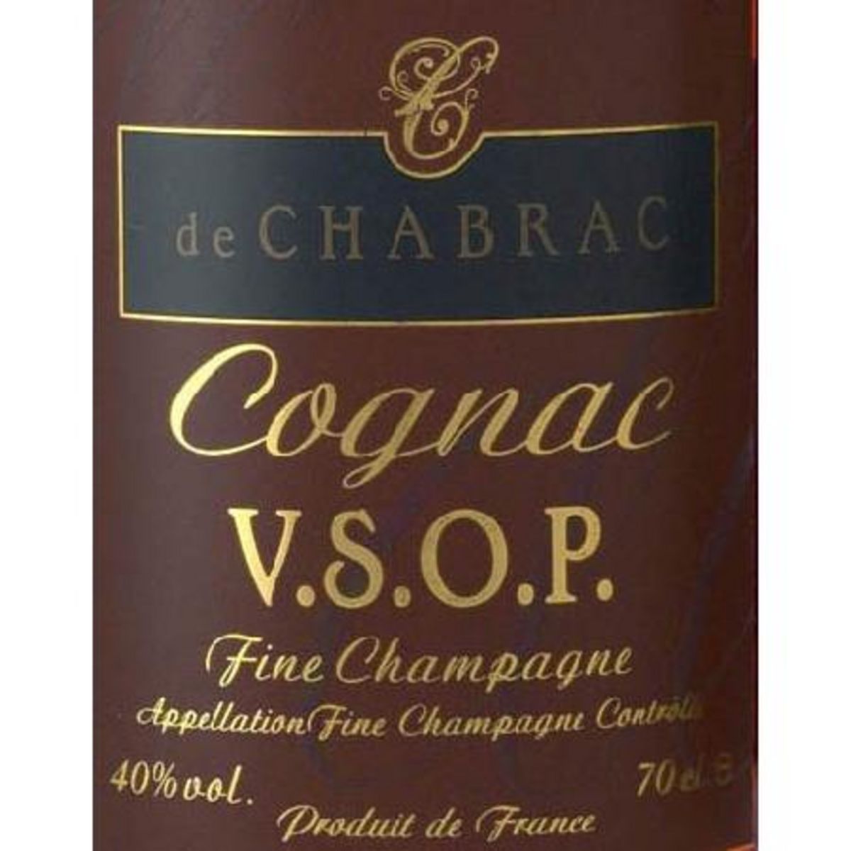 De Chabrac Cognac VSOP Fine Champagne 40%