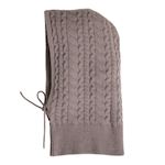 Vila Cache cou Taupe Femme Vila Balaclava. Coloris disponibles : Marron