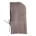 Vila Cache cou Taupe Femme Vila Balaclava. Coloris disponibles : Marron