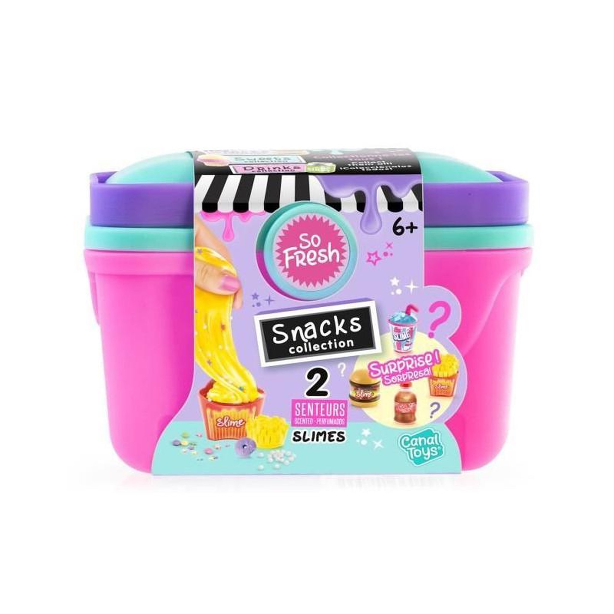 Voir la diapositive 3 : Canal Toys Canal Toys – So Slime - Slimelicious- Mini Market –Mini Mallette de slime DIY senteurs – SSC 240