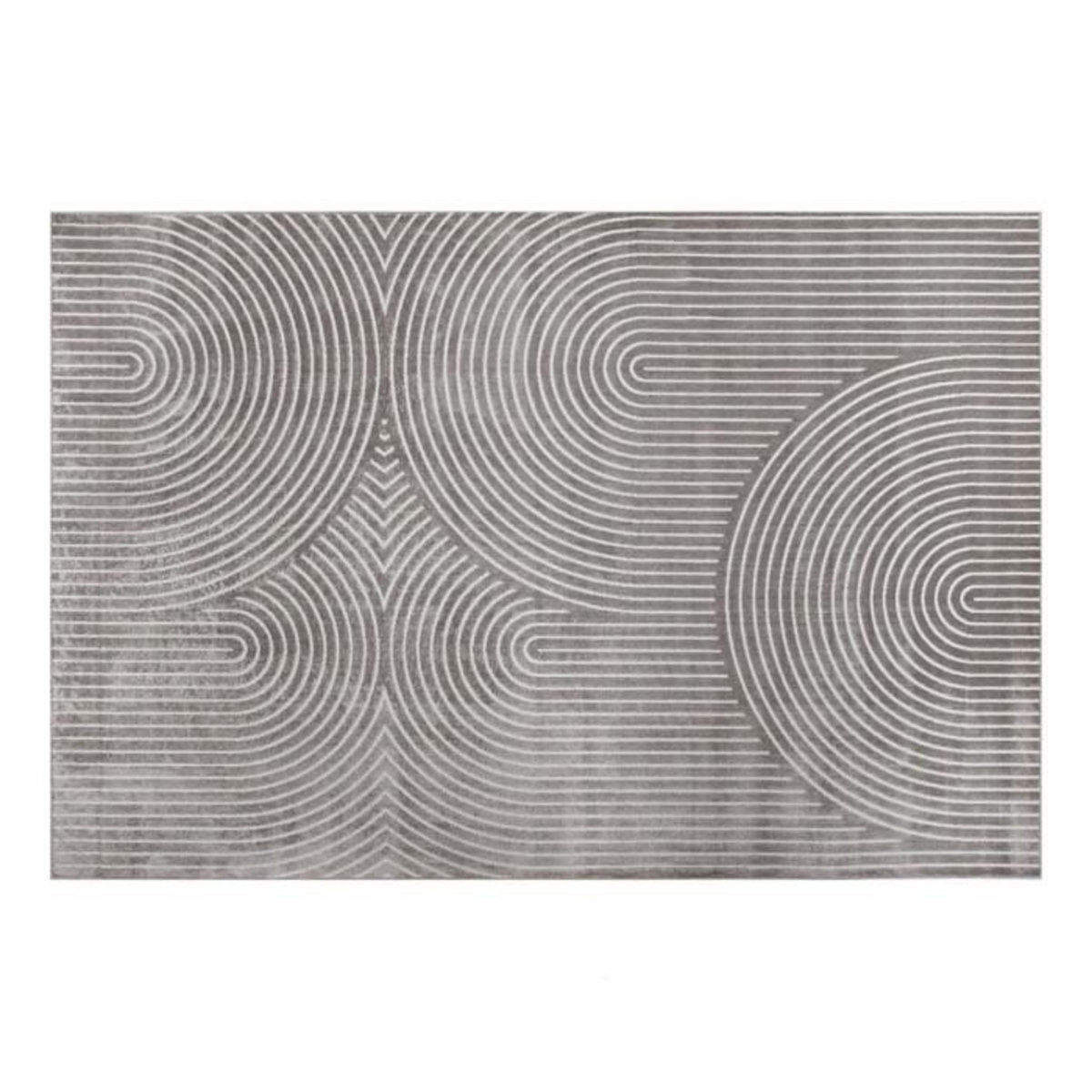 Paris Prix Tapis Déco Imprimé  Géode  140x200cm Gris