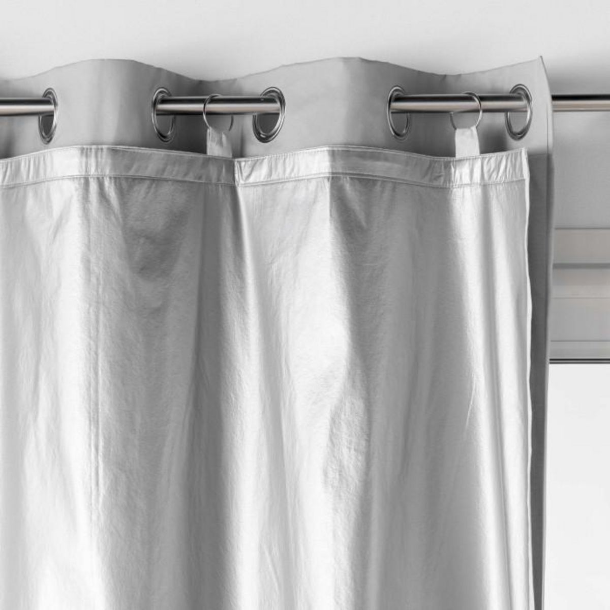 Paris Prix Rideau Occultant Thermique  Cover  130x230cm Argent