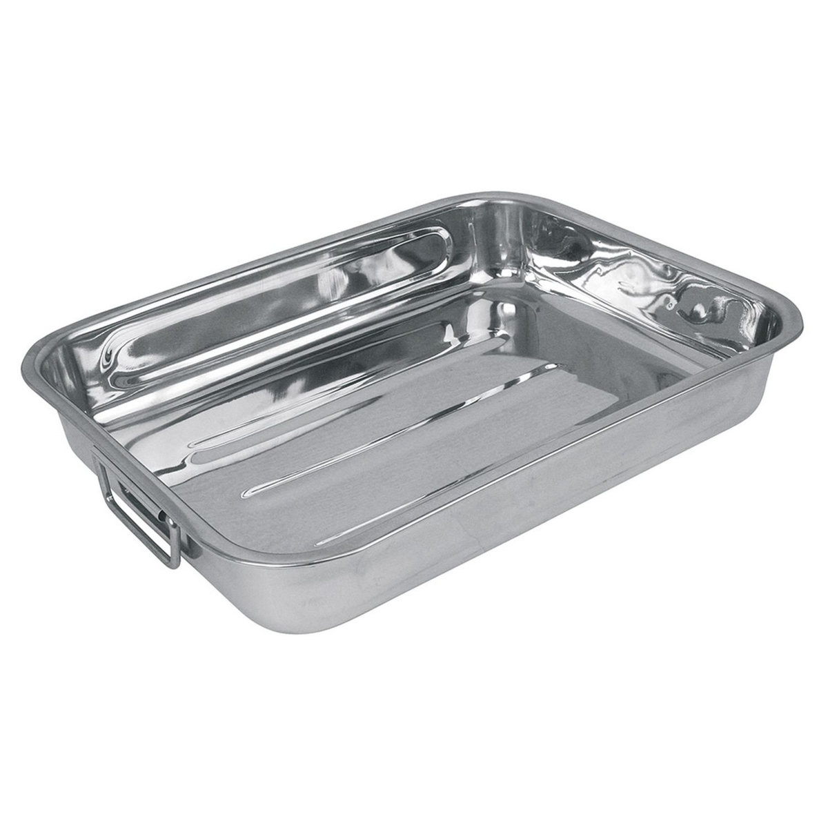 CREALYS Plat à four inox 31 x 23 x 6 cm