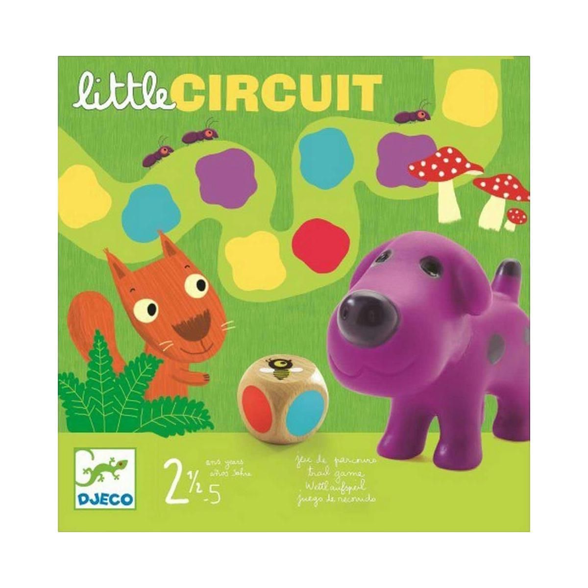 Djeco Jeu de société Djeco Little Circuit multicolore