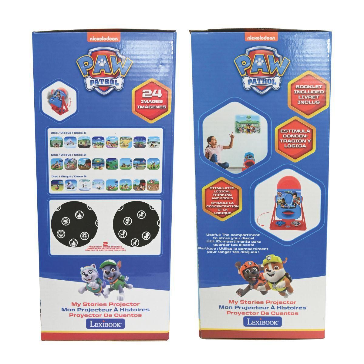 Lexibook Mes images à raconter La Pat Patrouille : Projecteur 360° avec sons