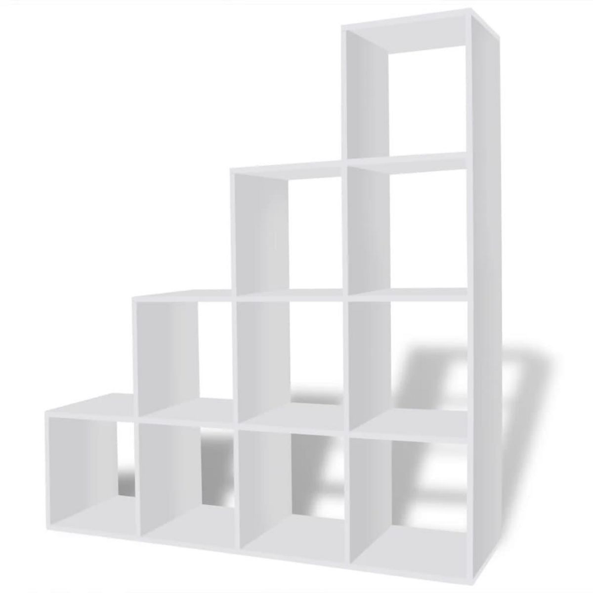 VIDAXL Bibliotheque/etagere 142 cm Blanc