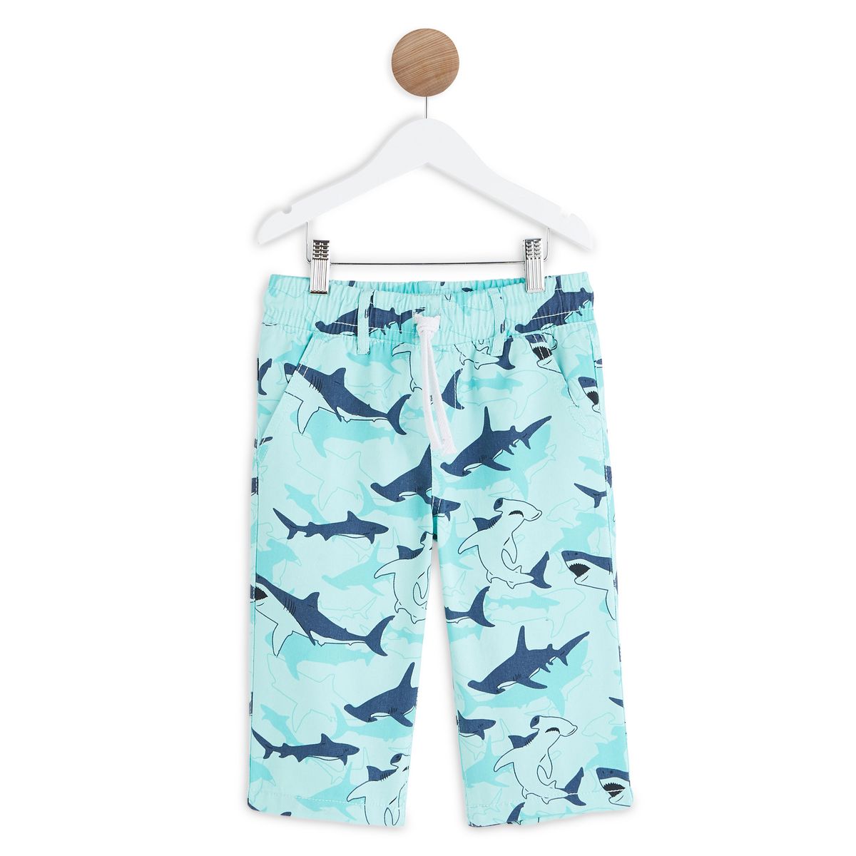 IN EXTENSO Bermuda twill requins garçon