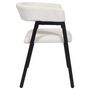 Voir la diapositive 4 : The Home Deco Factory Lot de 2 fauteuils design en tissu côtelé SCOTT