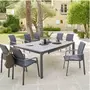 HESPERIDE Table de jardin extensible Evasion en aluminium - 10 Places