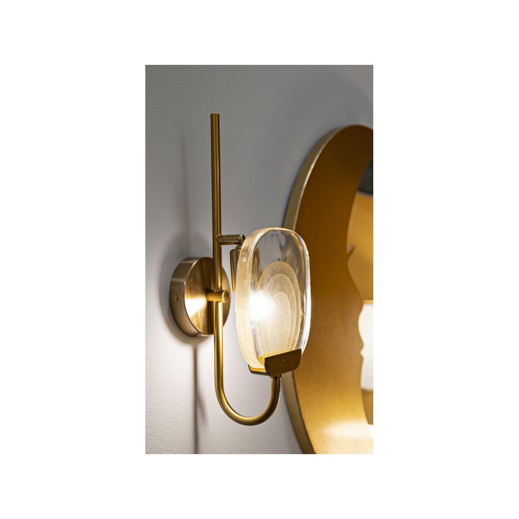 Voir la diapositive 6 : Paris Prix Applique murale en verre  softy  38cm or