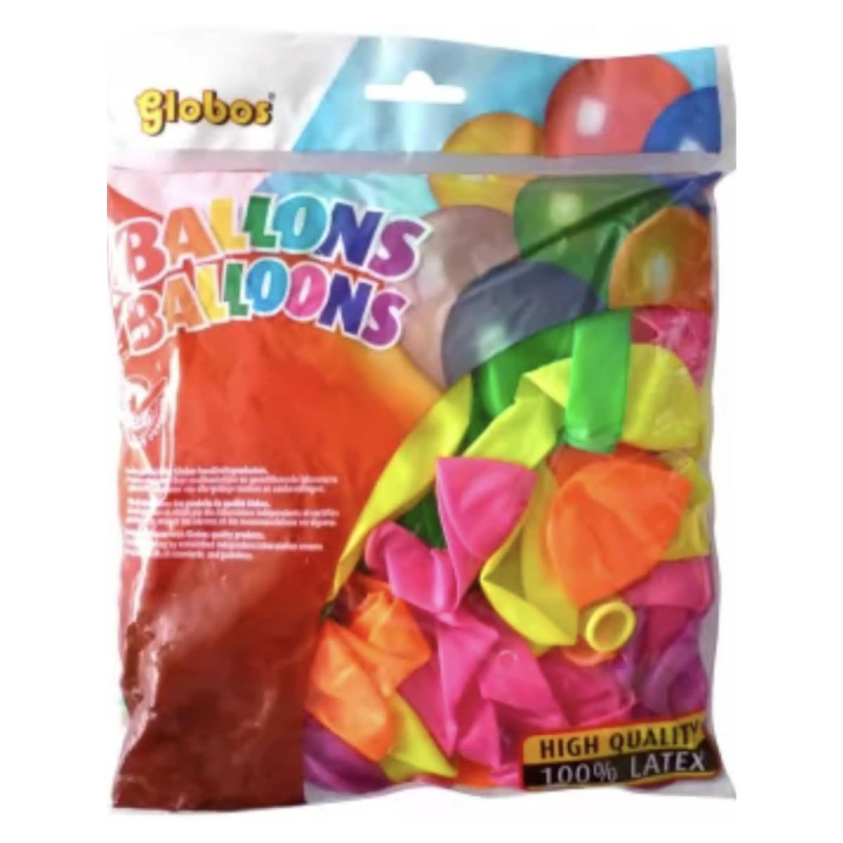 Graine créative 100 ballons assortis neon
