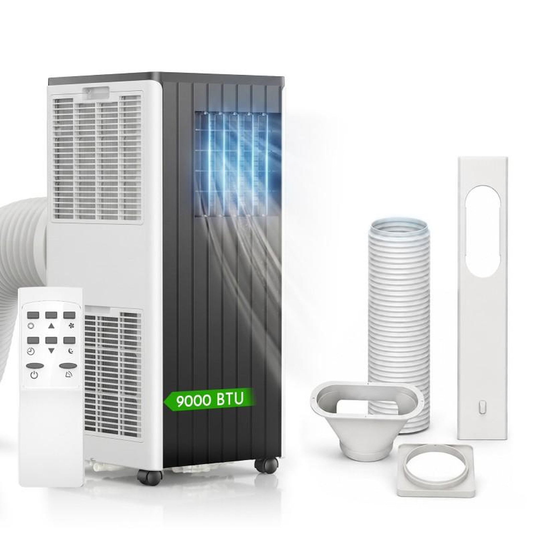 Climatiseur portable - 9000 btu - déshumidification 20 l/j