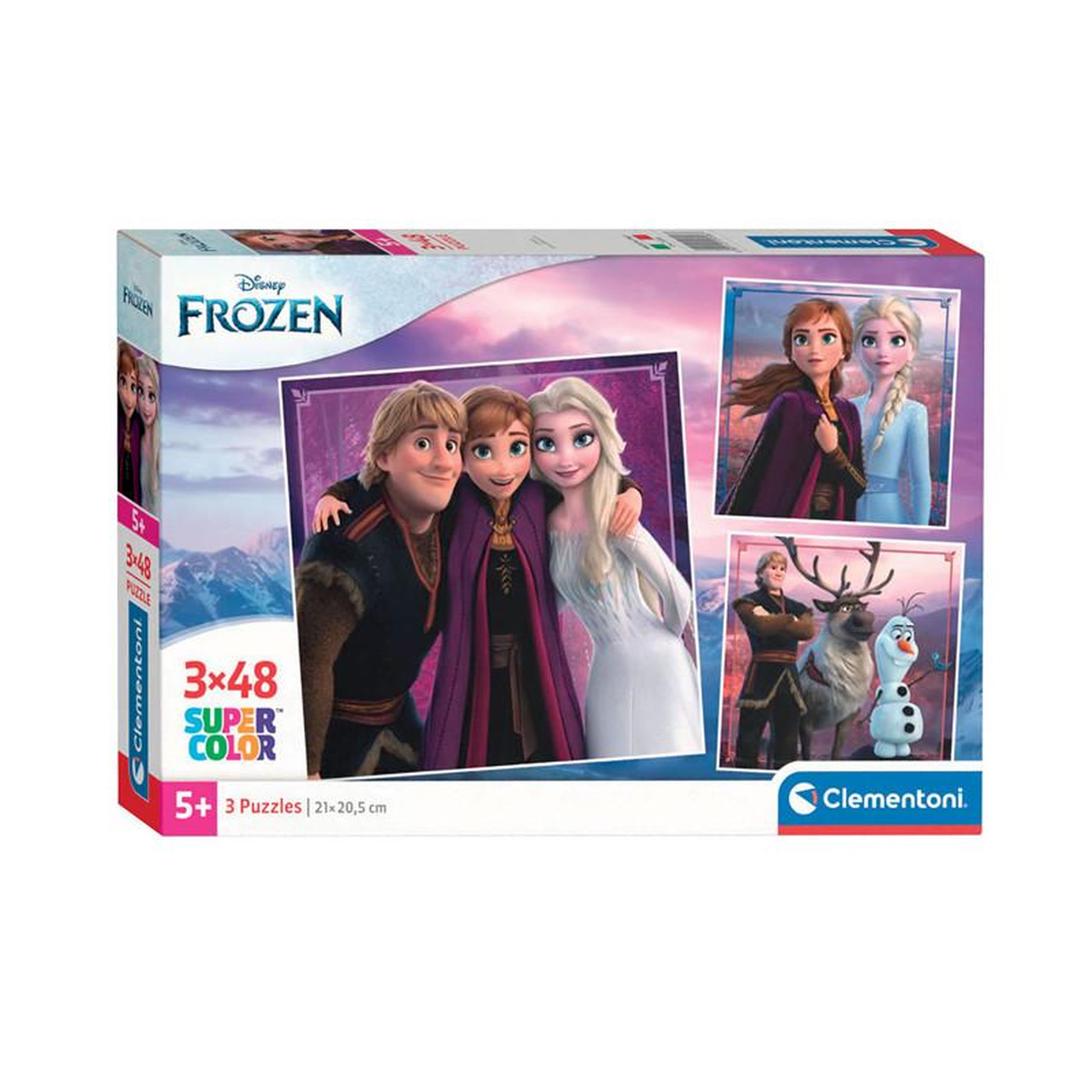 CLEMENTONI Clementoni Jigsaw Puzzle Super Color Square Disney Frozen, 3x4 25306