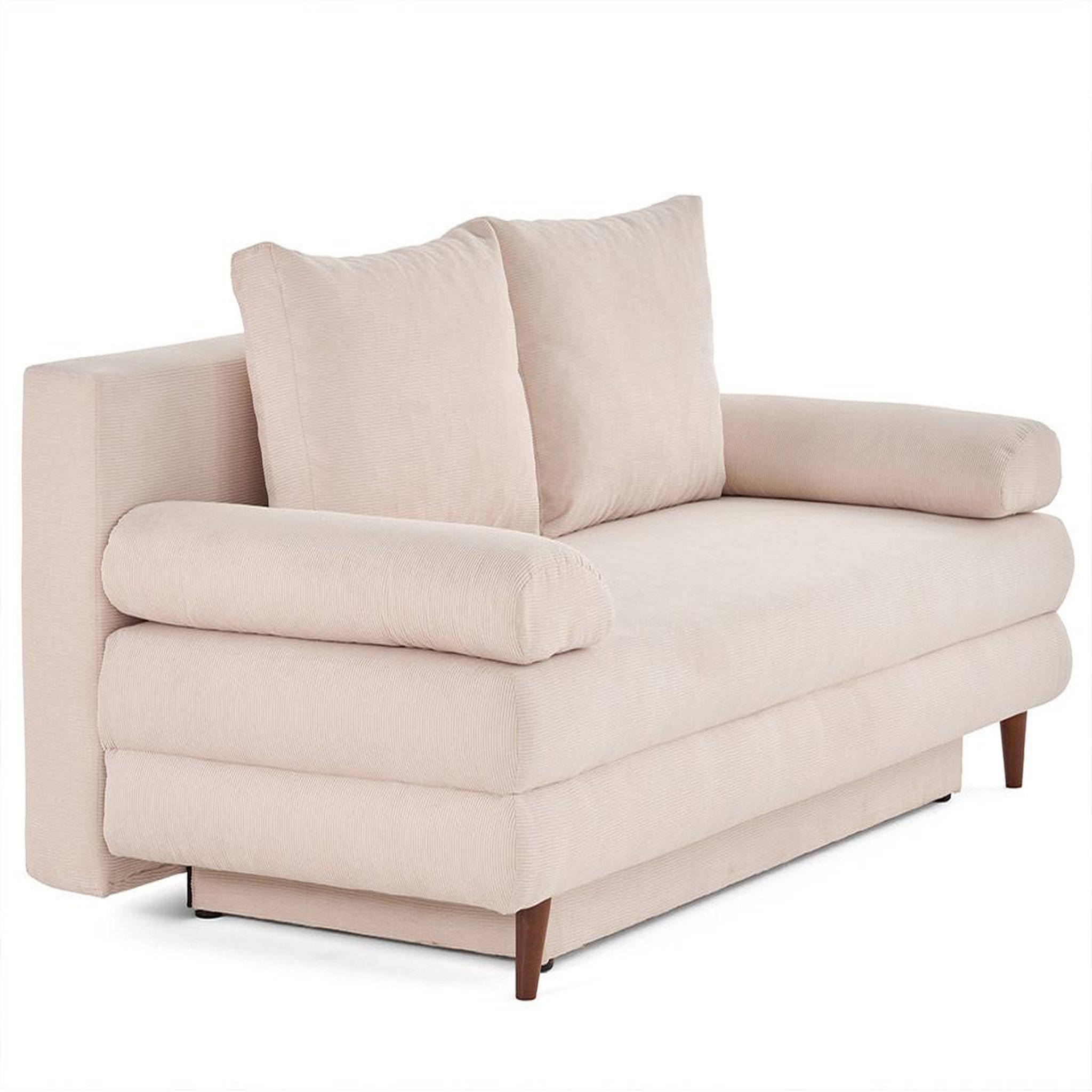 Voir la diapositive 4 : BEST MOBILIER Wonder - canapé 3 places convertible avec coffre en velours côtelé
