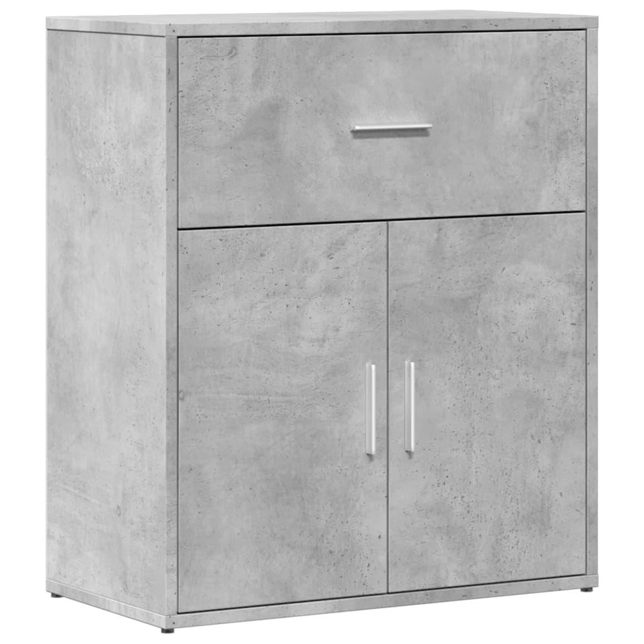 Voir la diapositive 2 : VIDAXL Buffet gris beton 60x31x70 cm bois d'ingenierie