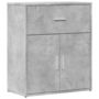 Voir la diapositive 2 : VIDAXL Buffet gris beton 60x31x70 cm bois d'ingenierie