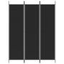 Voir la diapositive 3 : VIDAXL Cloison de separation 3 panneaux Noir 150x200 cm Tissu