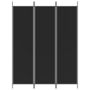 Voir la diapositive 3 : VIDAXL Cloison de separation 3 panneaux Noir 150x200 cm Tissu