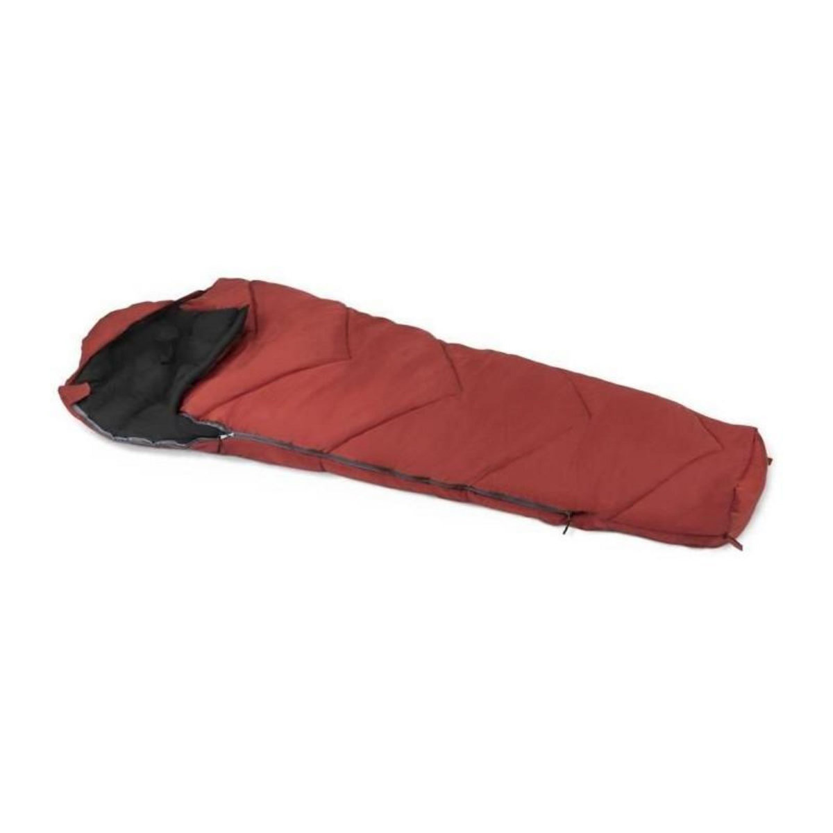 KAMPA Sac de couchage extra large - KAMPA - Tegel 8 XL - 1 personne - 2,25 m x 0,9 m - Rouge