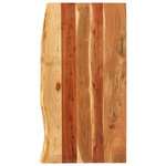 VIDAXL Dessus de meuble-lavabo de salle de bain Acacia 100x52x2,5 cm