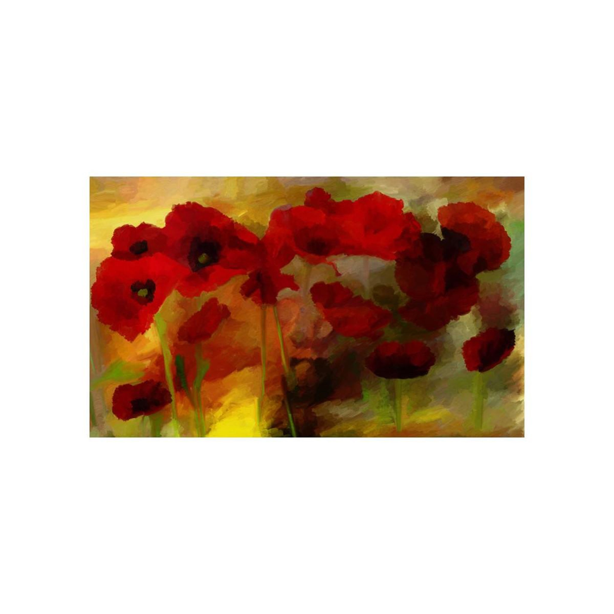 Voir la diapositive 2 : Paris Prix Papier peint  poppies in warm tone ii  450x270cm
