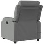 Voir la diapositive 5 : VIDAXL Fauteuil inclinable de massage electrique gris fonce tissu