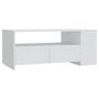 Voir la diapositive 2 : VIDAXL Table basse blanc 102x55x42 cm bois d'ingenierie